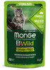 Kasside märgtoit Monge BWild Sterilised metssiga ja köögiviljad, 85 g