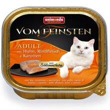 Animonda Cat Vom Feinsten kanaliha, veiseliha ja porgandiga, 100g