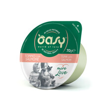Oasy More Love konserv tuunikala ja lõhega kassidele, 70 g