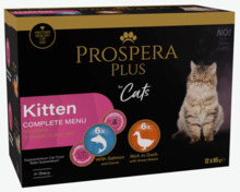 Märgtoit kassipoegadele Prospera Plus Cat Kitten, 12 x 85 g