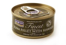 Märgtoit kassidele Fish4Cats Tuna fillet merevetikatega, 70 g