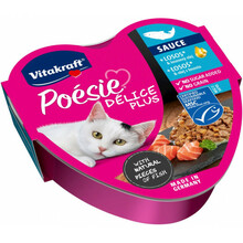 Kassi märgtoit Vitakraft Poesie Delice Plus lõhega, 85 g