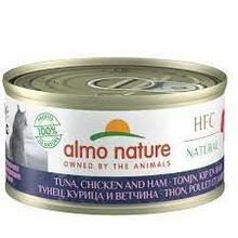 Märgtoit kassidele Almo Nature HFC Tuna, Chicken & Ham, 70 g