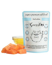 Märgtoit kassidele GUSSTO Cat Fresh Salmon, 85 g, 24 tk