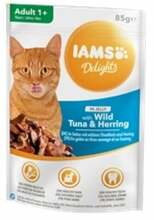Konserv kassile IAMS Cat Adult tuunikala ja heeringaga, 85 g