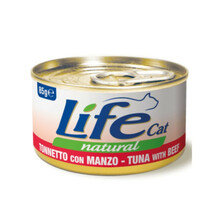 Kassikonserv Life Cat tuunikala ja veiselihaga, 85 g