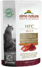 Kassikonserv Almo Nature HFC Jelly tuunikalafilee ja homaariga, 55 g