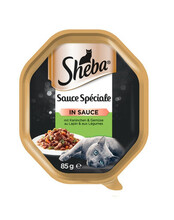Sheba Sauce Speciale märgtoit küüliku, pardi ja köögiviljadega kassidele, 85 g