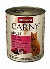 Konserv kassidele Animonda Carny Adult veiseliha, kalkuni ja krevettidega, 800 g