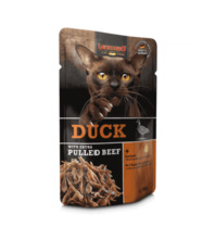 Konserv kassidele Leonardo Pulled Beef pardiliha ja rebitud veiselihaga, 70 g, 16 tk