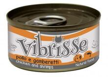 Konserv kassipoegadele Vibrisse kanaliha ja krevettidega, 70 g x 12 tk