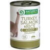Konserv NATURE'S PROTECTION kalkuni, lõhe ja riisiga kassidele, 400 g