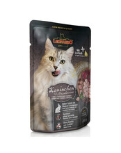 Konserv kassidele Leonardo Finest Selection küülikuliha ja jõhvikatega, 85 g