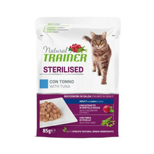 Konserv kassidele Natural Trainer Cat Sterilised Tuna tuunikalaga, 85 g