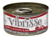 Konserv kassidele Vibrisse Pollo e Prosciutto, 70 g x 12 tk