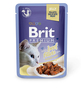 Märgtoit kassipoegadele Brit Premium Delicate Beef in Jelly, 85 g
