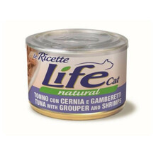 Konserv kassile Life Cat LeRicette tuunikala, ahvena ja krevettidega, 150 g