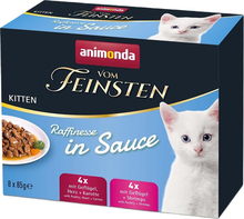Märgtoit kassipoegadele Animonda Vom Feinsten Kitten Raffinesse in sauce, 8 x 85 g