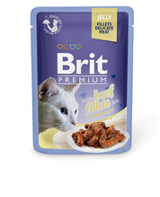 Märgtoit kassipoegadele Brit Premium Delicate Beef in Jelly, 85 g