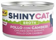 Kassikonserv Gimcat ShinyCat kanaliha ja krevettidega, 70 g