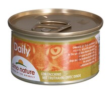 Konserv kassidele Almo Nature Daily Menu kalkunivahuga, 85 g