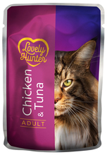 Konserv kassipoegadele Lovely Hunter kanaliha ja tuunikalaga, 85 g