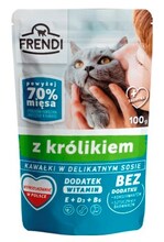 Frendi kassitoit kastmes jäneselihaga, 100 g