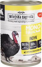 Märgtoit kassipoegadele Wiejska Zagroda Monoprotein Turkey, 400 g