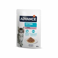 Märgtoit kassipoegadele Advance kalkuniga, 12 x 85 g