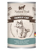 Märgtoit kassipoegadele Natural Trail kalkuni-, pardi- ja lõhega, 400 g