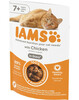 Märgtoit kassidele IAMS Cat Senior kanaga, 85 g