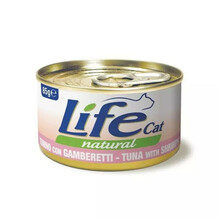 Konserv kassile Life Cat tuunikala ja krevettidega, 85 g