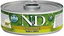 Kassi märgtoit Farmina N&D Prime Boar & Apple, 70 g