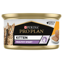 Märgtoit kassipoegadele Purina Pro Plan Kitten Healthy Start kanaga, 85 g