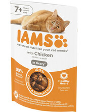 Märgtoit kassidele IAMS Cat Senior kanaga, 85 g