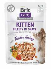 Märgtoit kassipoegadele Brit Care Kitten Tender Turkey, 85 g