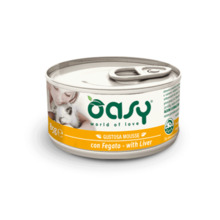 Konserv kassidele Oasy maksaga, 85 g