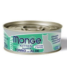 Konserv kassipoegadele Monge Jelly Kitten tuunikala ja aaloega, 80 g
