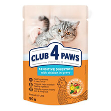 Konserv Club 4 Paws Sensitive Digestion kanaga, 80 g