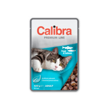 Märgtoit kassidele Calibra Pouch Premium Cat Trout & Salmon, 100 g