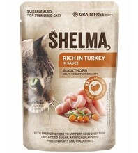 Kassikonserv Shelma kalkunilihaga kastmes, 85 g