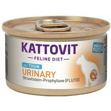 Märgtoit kassidele Kattovit Feline Diet Urinary, tuunikalaga, 85 g