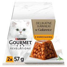 Märgtoit kassipoegadele Purina Gourmet Revelations kanaga, 2 x 57 g