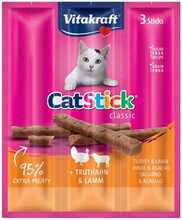 Vitakraft Cat Stick Mini kalkuni- ja lambalihaga, 3 tk