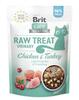 Maius kassidele Brit Care Raw Treat Urinary chicken with turkey, 40g