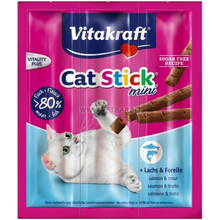 Vitakraft Cat-stick mini kasside maius lõhe ja forelliga, 3 tk