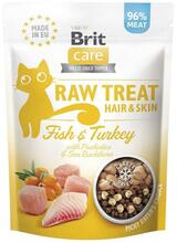 Maius kassidele Brit Care Raw Treat Hair&Skin kala ja kalkuniga, 40 g