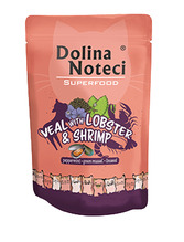 Dolina Noteci Superfood vasikaliha, homaari ja krevettidega, 85 g