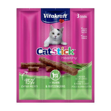 Vitakraft CatStick Mini kana ja muruga, kasside maius, 3 tk