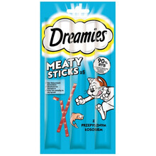 DREAMIES Meaty Sticks lõhe, kasside maius, 30 g